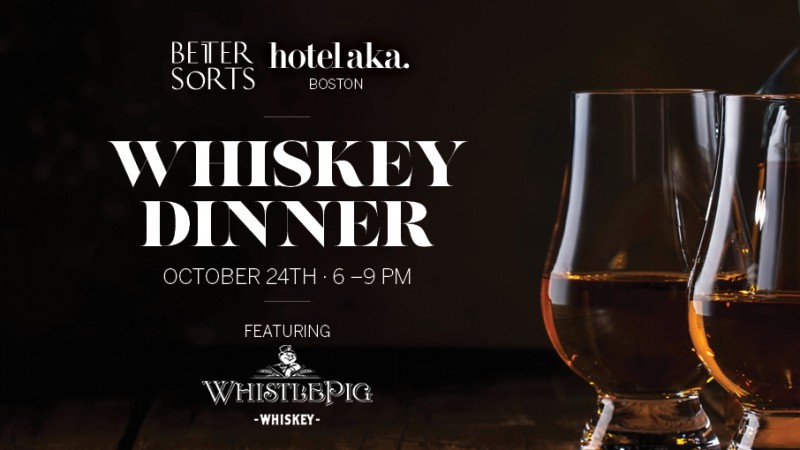 Autumn WhistlePig Whiskey Dinner